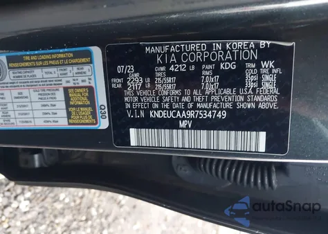 2024 Kia Seltos S from USA, damaged, VIN KNDEUCAA9R7534749
